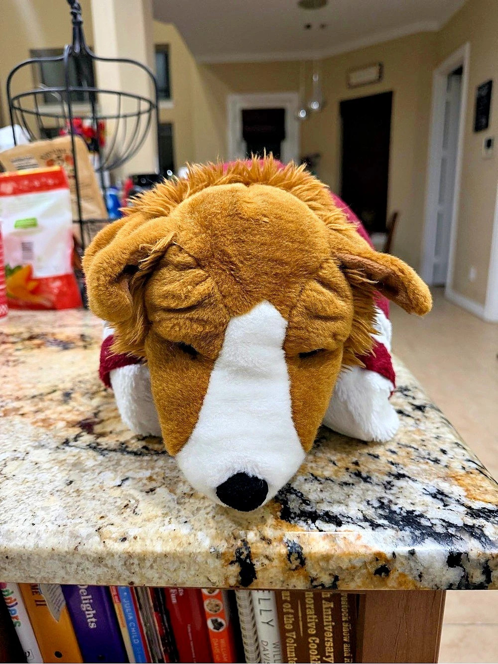 Pillow Pets Texas A&M Aggies Reveille Mascot Pillow Pet Plush Dog